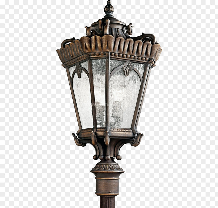 Lamppost Street Light Lighting Lantern Fixture PNG