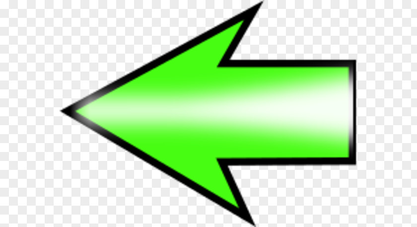 Left Arrow Green Triangle Image Graphics PNG