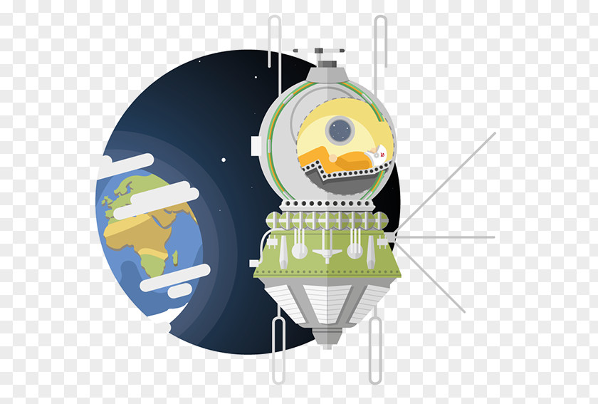 Vostok 1 Art Illustration Vector Graphics Poster Drawing PNG