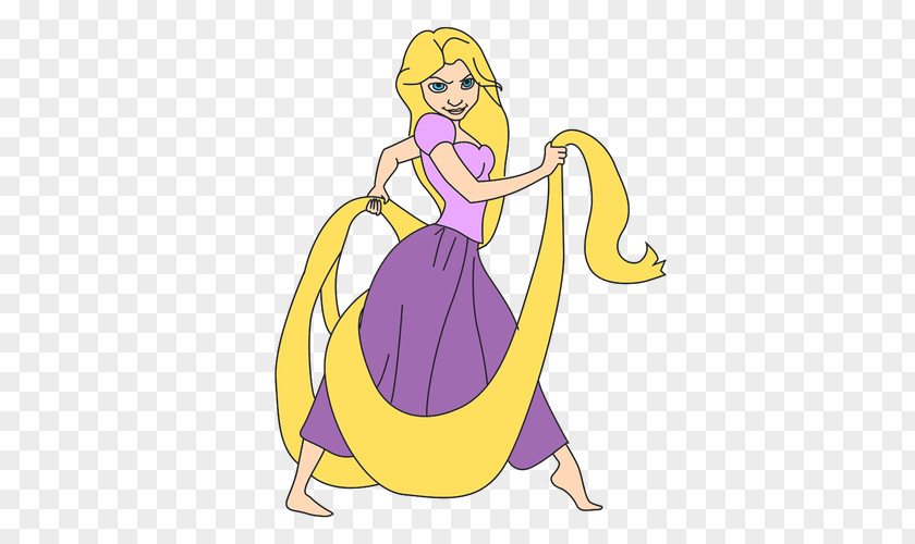 Cartoon Fairy Tale Rapunzel Drawing Hero PNG