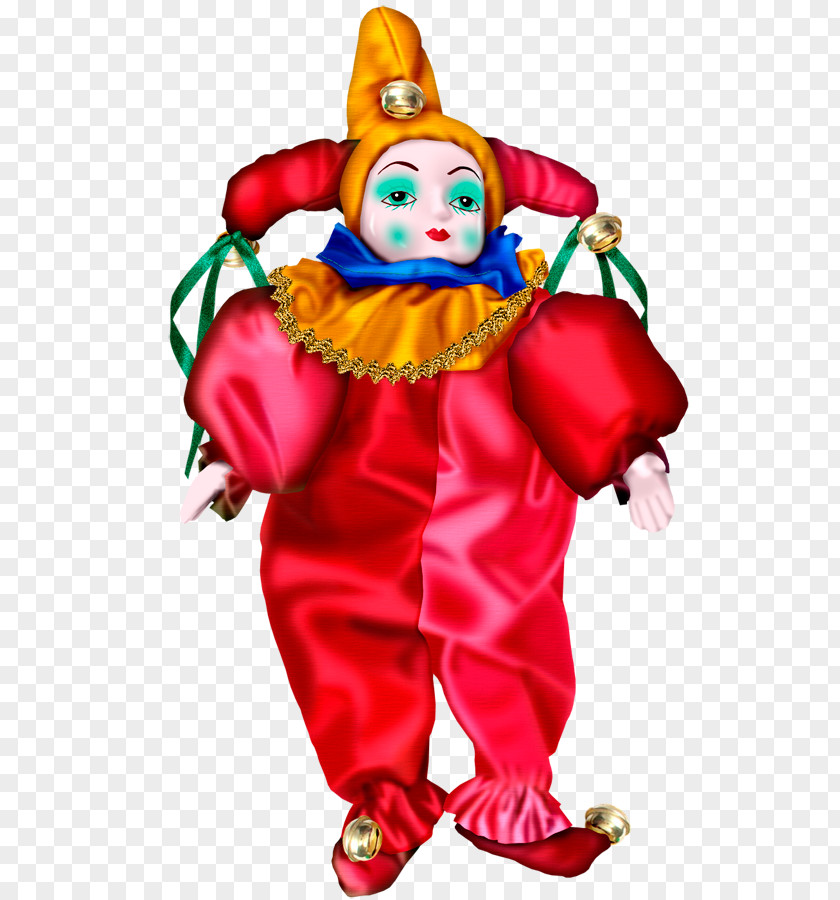 Clown Costume Character Fiction RED.M PNG