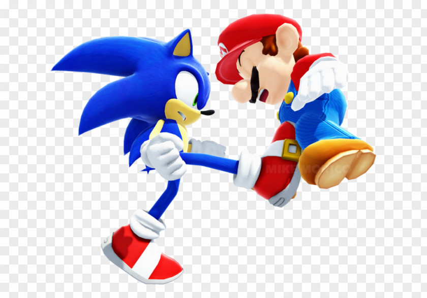 Mario Fish & Sonic At The Olympic Games Forces Hedgehog Super Odyssey Silver PNG