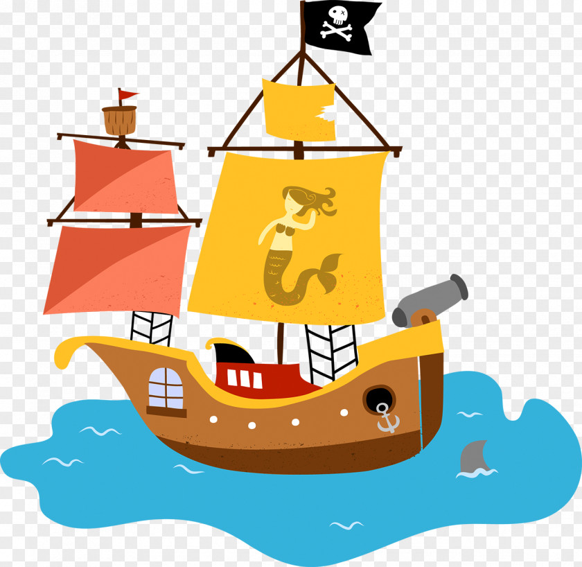 Sailboat Template Piracy PNG