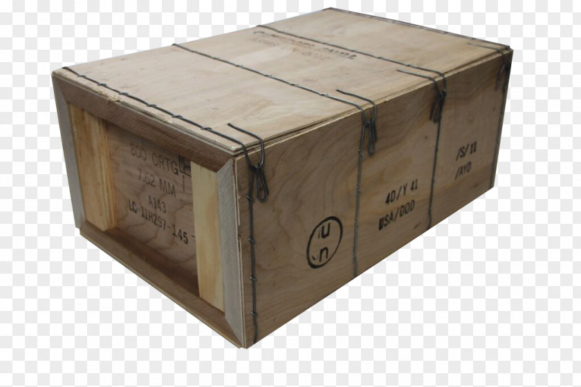 Ammunition Box Crate .50 BMG Wooden PNG