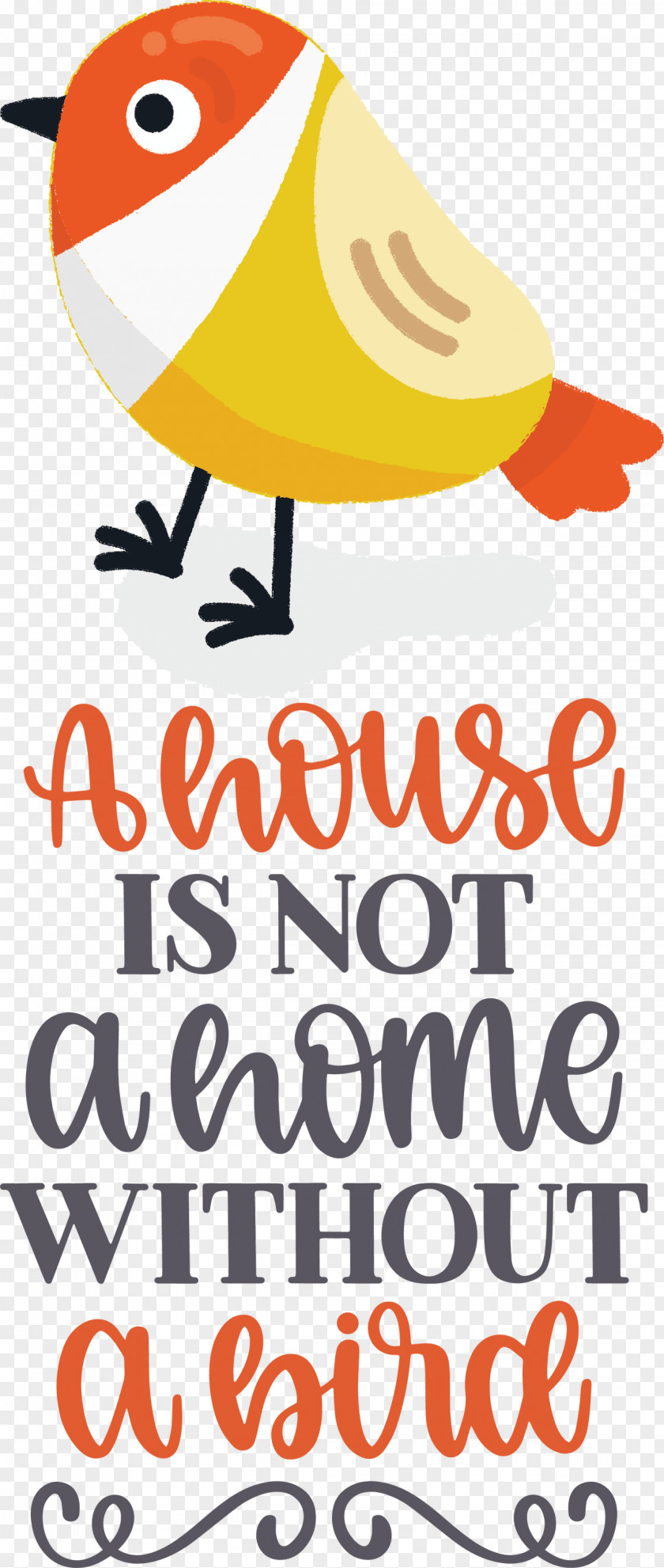 Bird Quote Home PNG