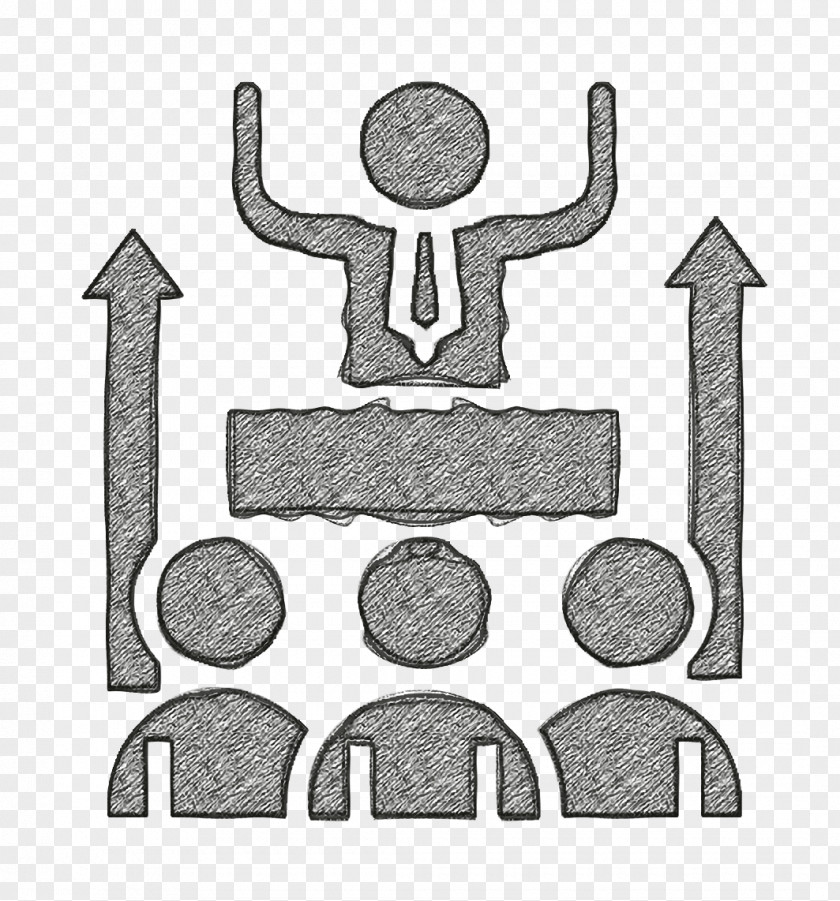 Business Motivation Icon Boss Encourage PNG