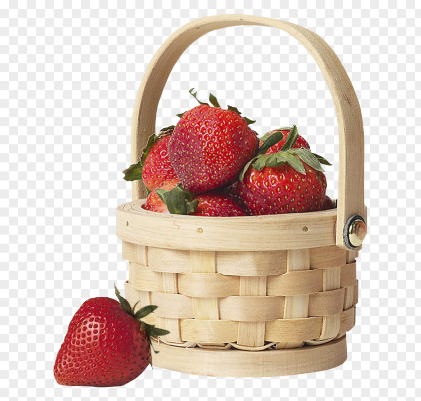 Fruits Basket Strawberry Fruit Eating Health PNG