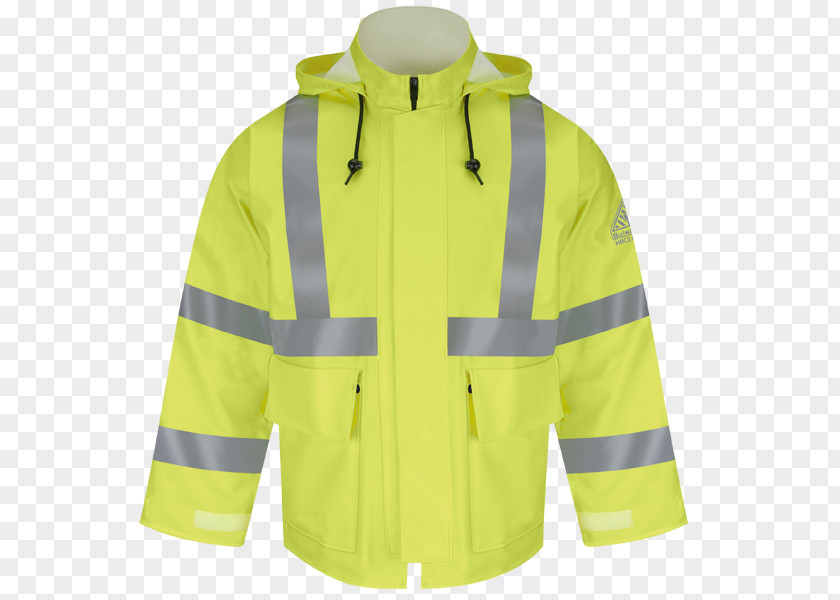 Jacket High-visibility Clothing Flight Raincoat PNG