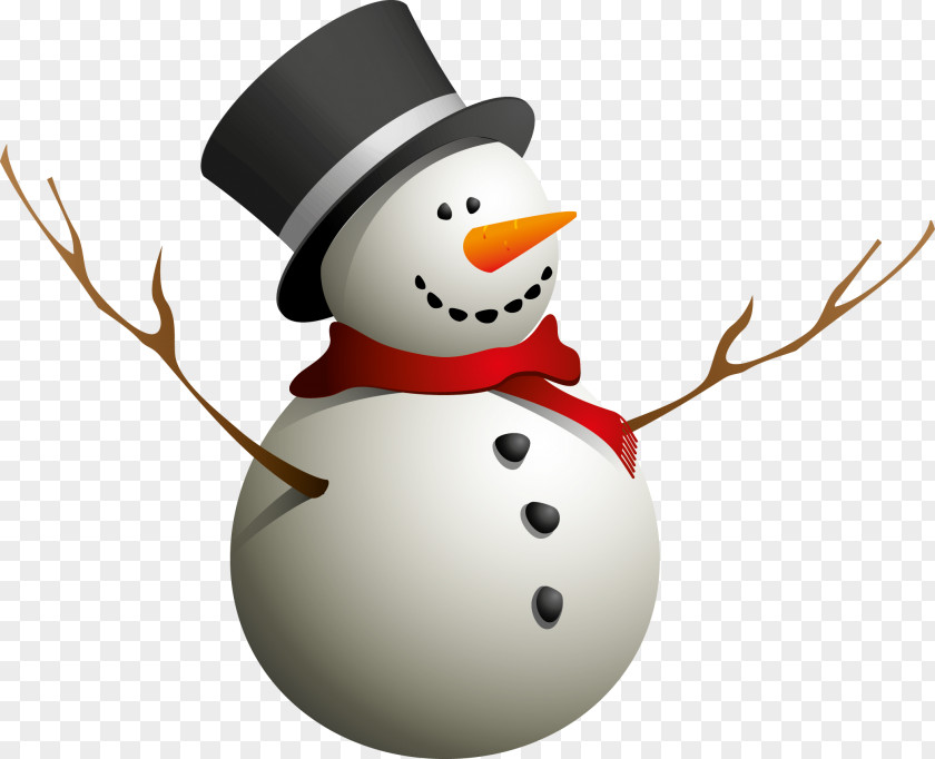 Snowman Santa Claus Christmas PNG