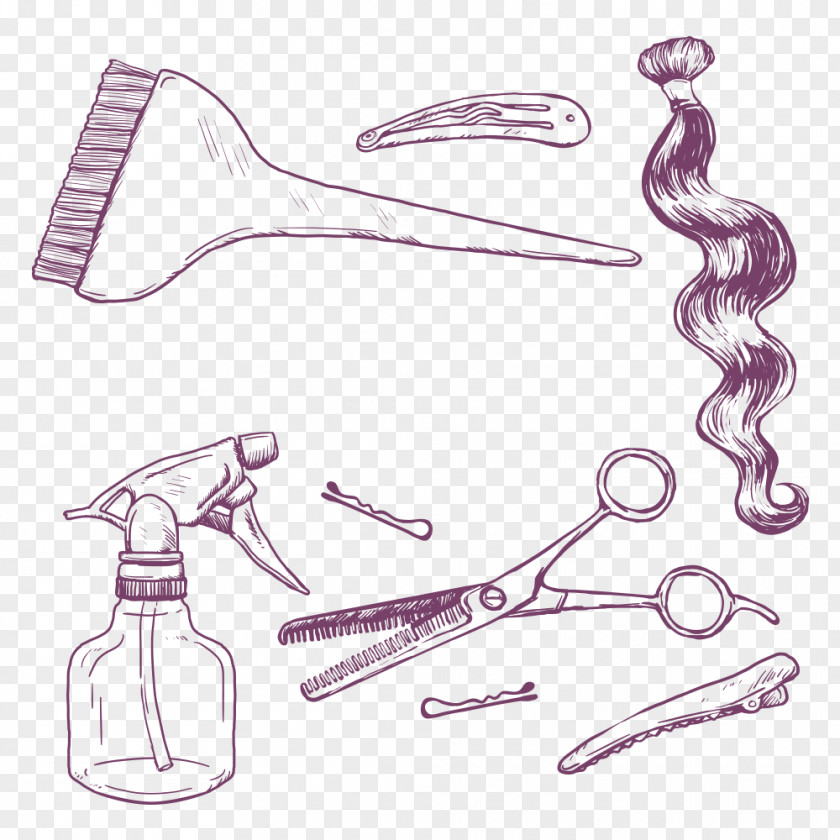 Beauty Makeup Hairdresser Drawing Cosmetology Parlour PNG