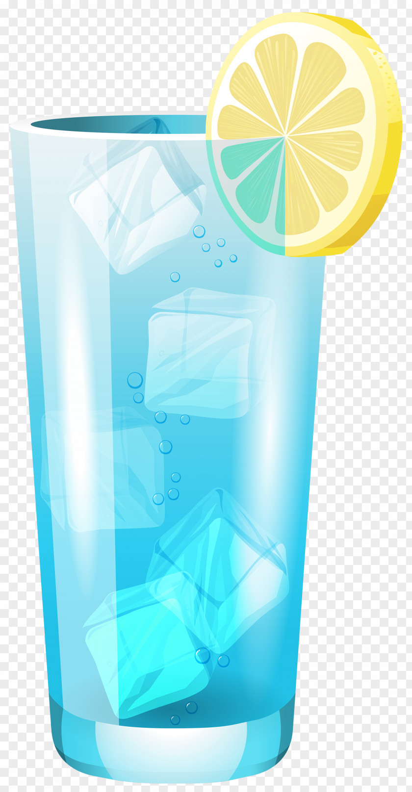 Coctail Blue Hawaii Lemonade Cocktail Glass Drink PNG