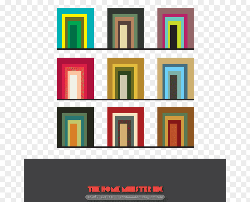 Design Graphic Shelf Picture Frames Pattern PNG