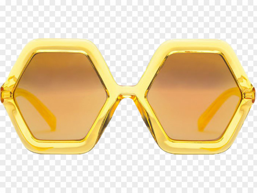 Yellow Honey Sunglasses Goggles PNG