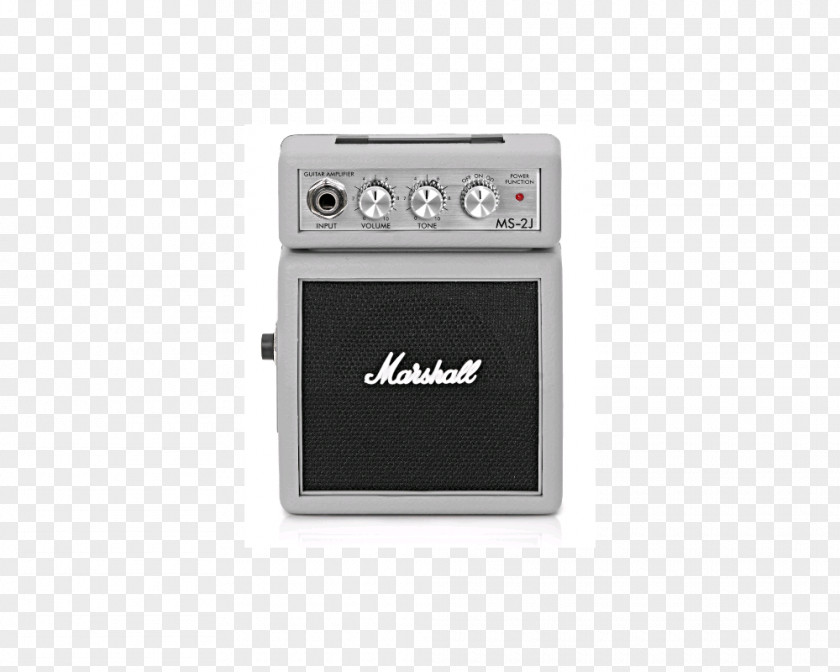 Guitar Amplifier Marshall MS-2 Amplification PNG