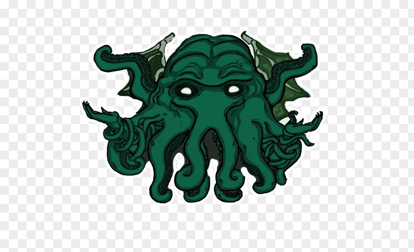 Anubis Octopus Cthulhu Telegram Sticker PNG
