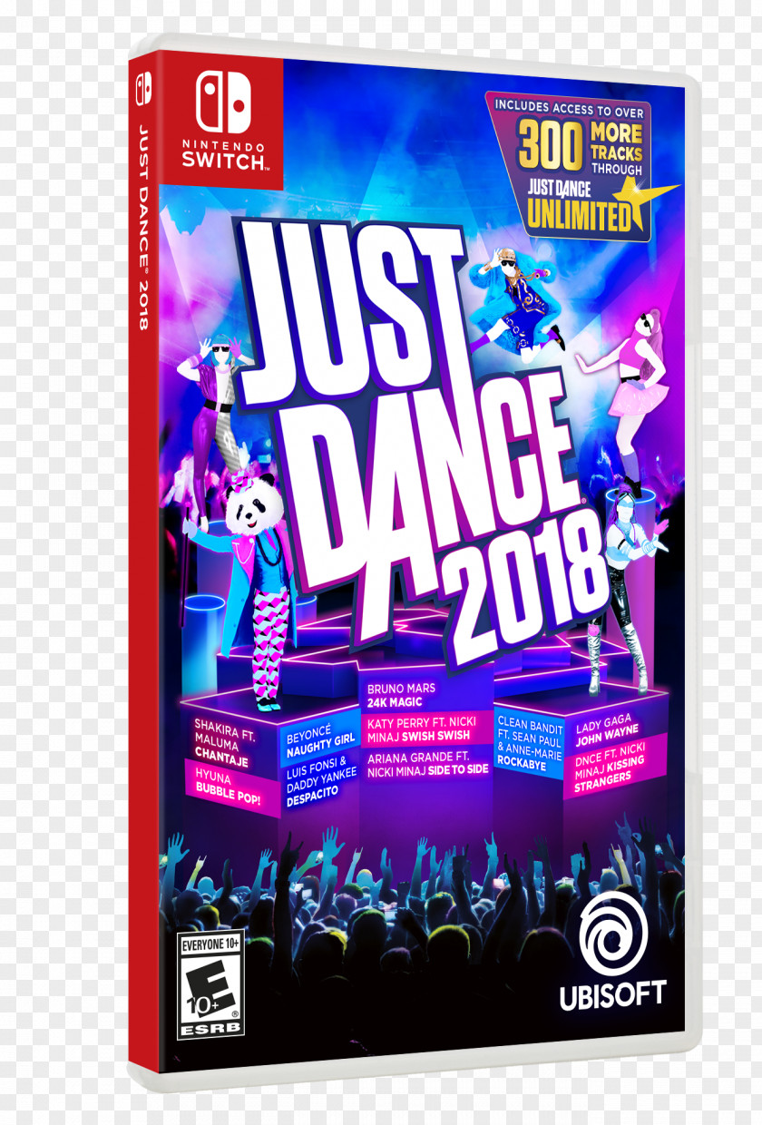 Just Dance Swish 2018 Video Games Nintendo Switch Brand PNG