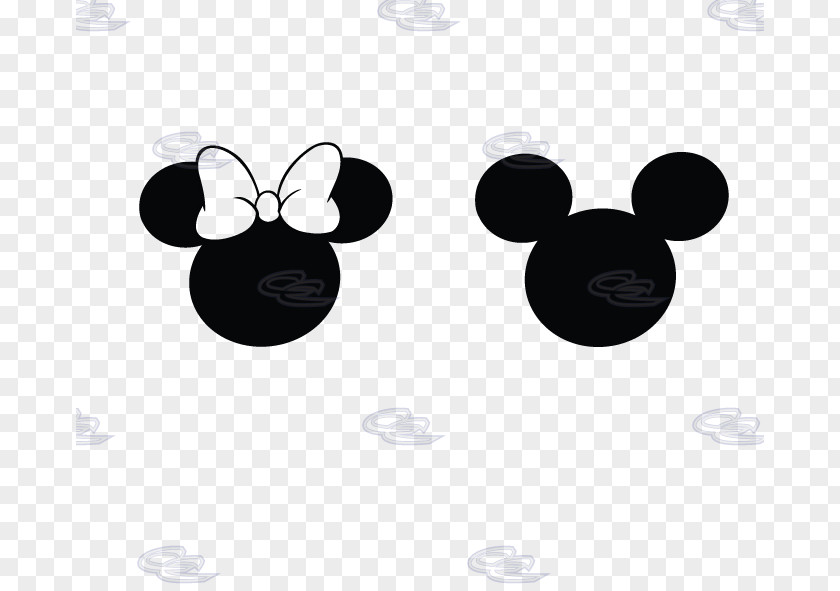 Minnie Silhouette Mouse Mickey Donald Duck Maus PNG