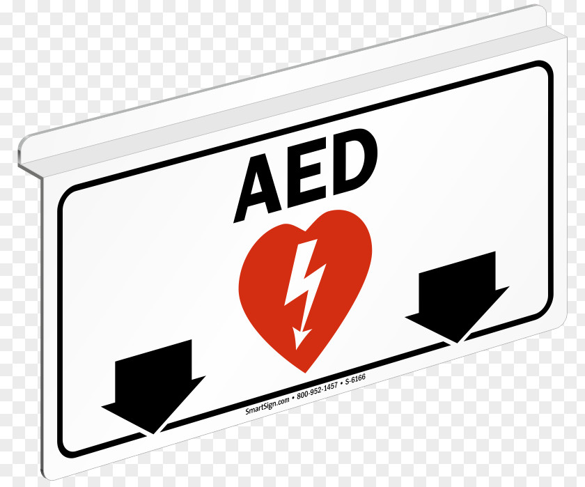 Arrow Automated External Defibrillators Sign Logo Defibrillation PNG