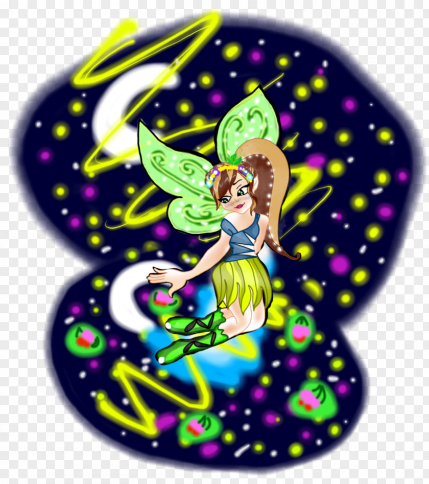 Moon Fairy Christmas Ornament PNG