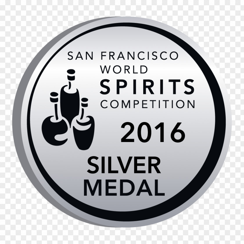 Silver Medal 2018 San Francisco World Spirits Competition Logo Brand Font PNG