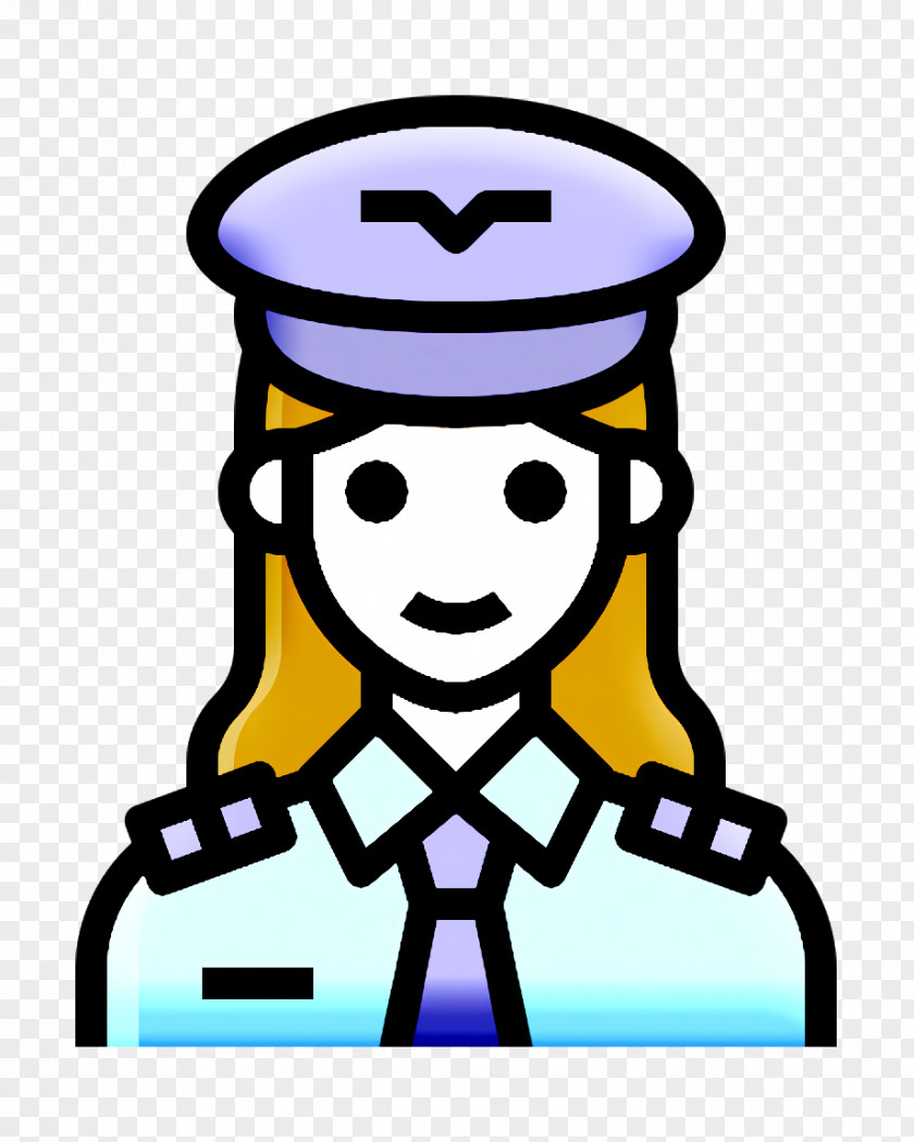 Pilot Icon Occupation Woman PNG