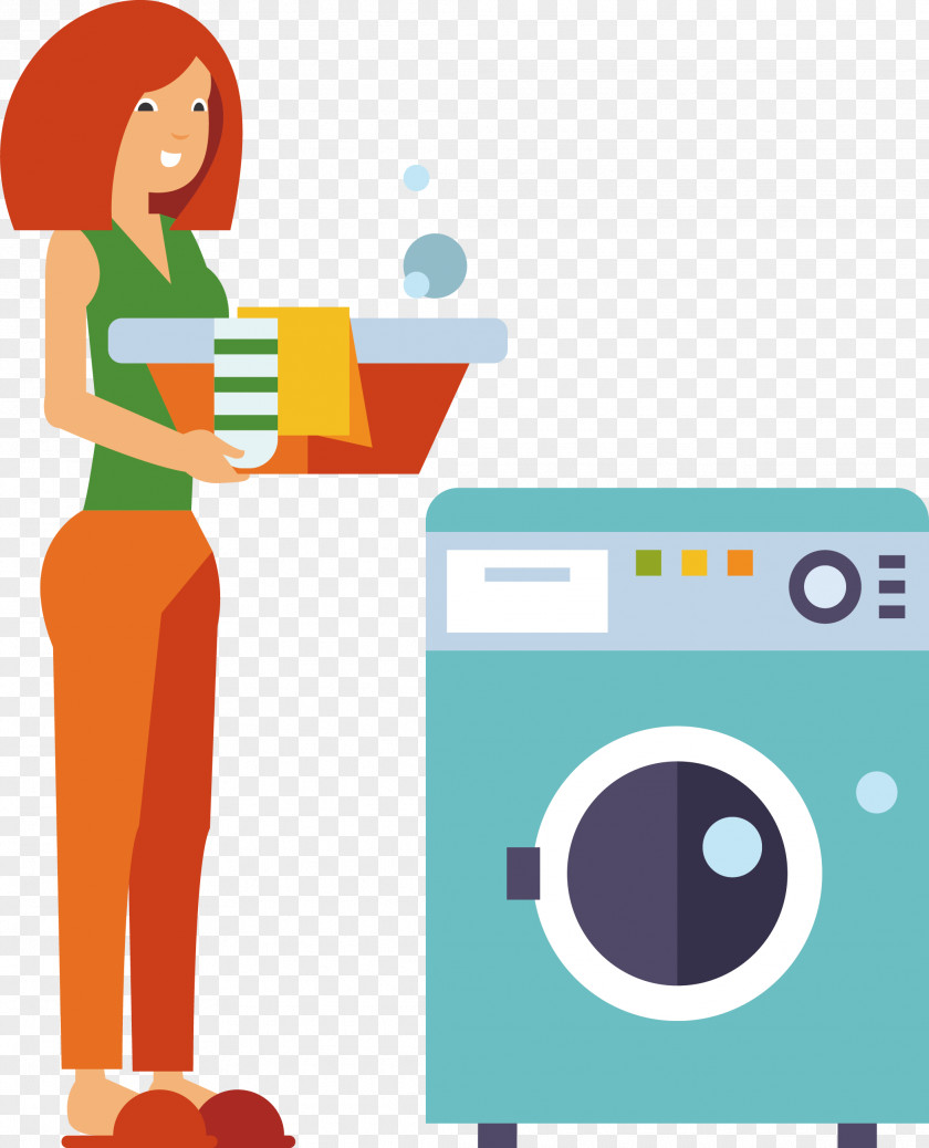 Wash Your Clothes With A Washing Machine Laundry Room Ironing PNG