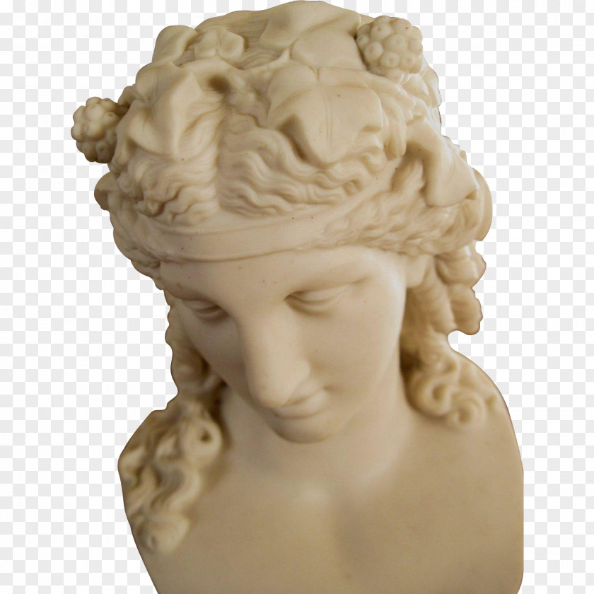 Greek Mythology Classical Greece Bust Dionysus Ancient Sculpture Statue PNG