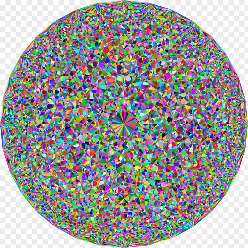 Hollow Mandala Chromatic Circle Pattern PNG