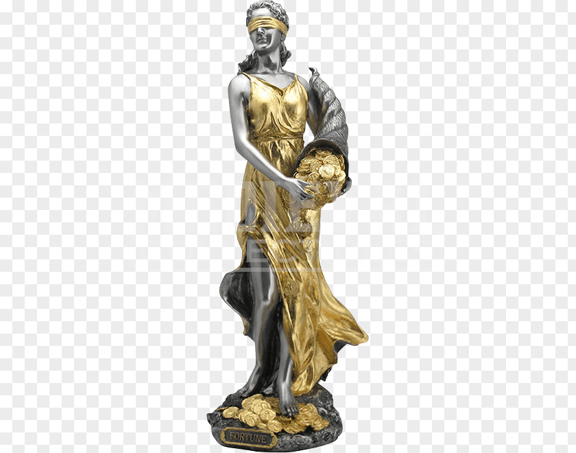 Statue Roman Sculpture Fortuna Figurine PNG