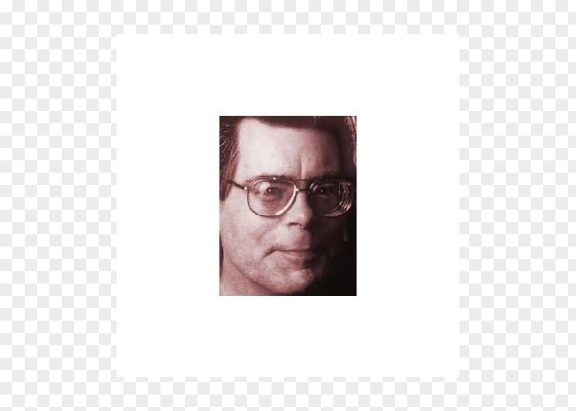 Stephen King Readings On Glasses Portrait PNG