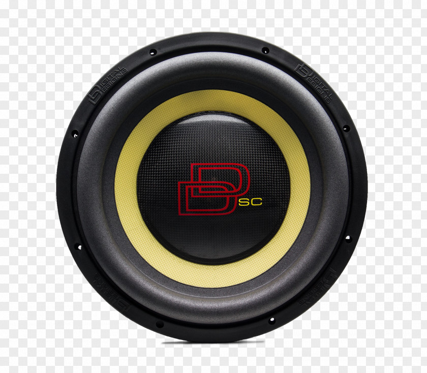 CARBON FIBRE Subwoofer Loudspeaker Digital Designs Car Kevlar PNG