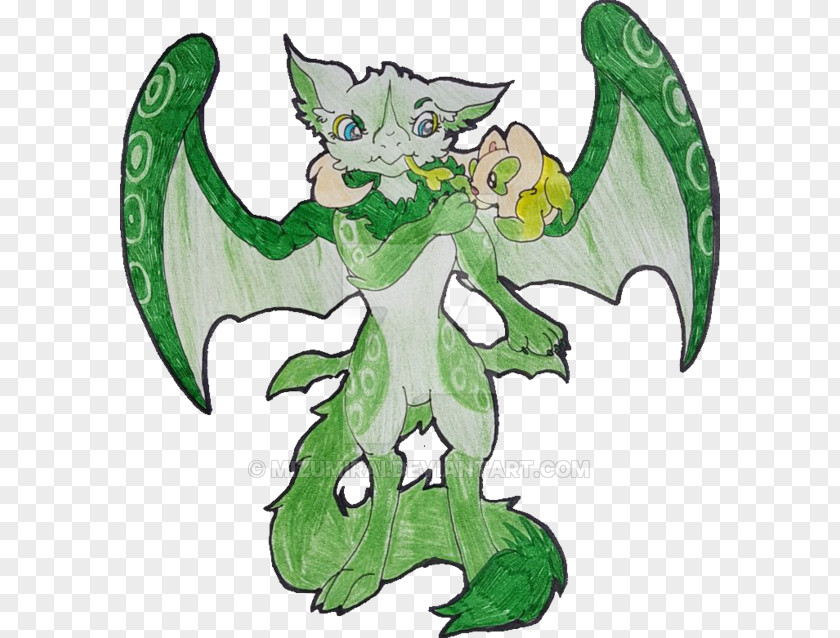 Earth Magic Dragon Leaf Cartoon Legendary Creature PNG