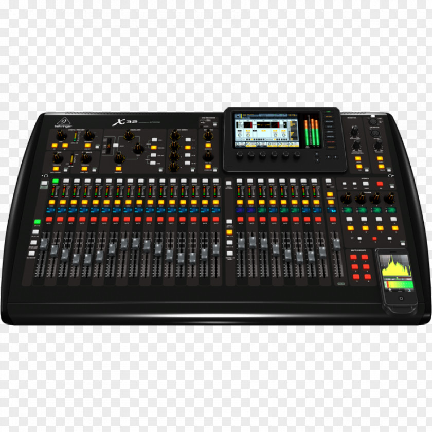 Mixer Audio Mixers Digital Mixing Console BEHRINGER X32 Professional PNG