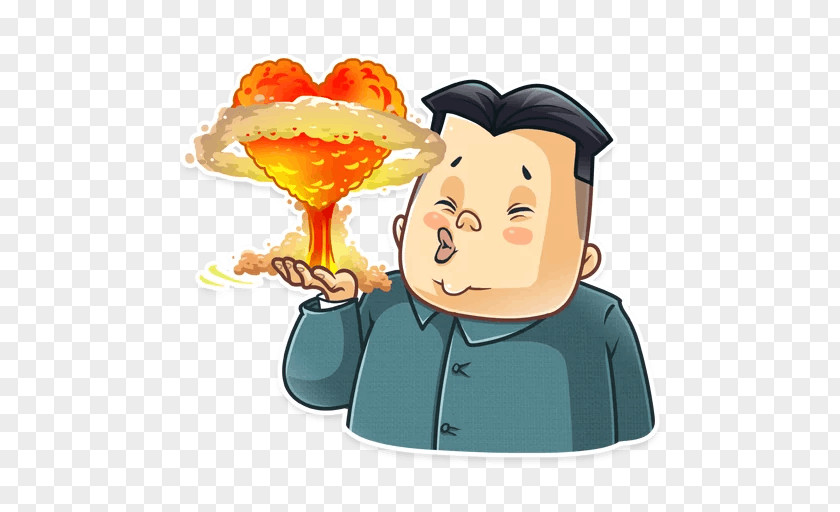 North Korea Telegram Sticker Politician South PNG