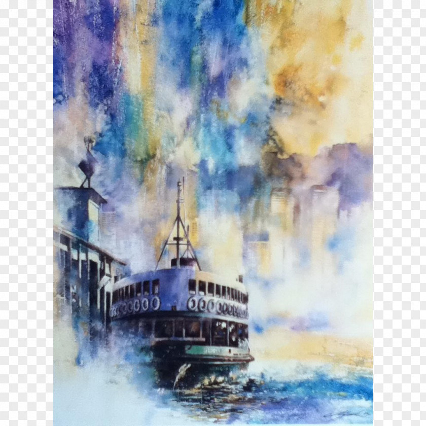 Painting Watercolor Hong Kong Art PNG