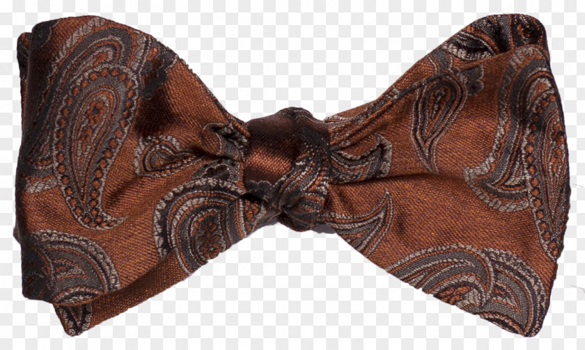 Satin Paisley Bow Tie Necktie Silk PNG