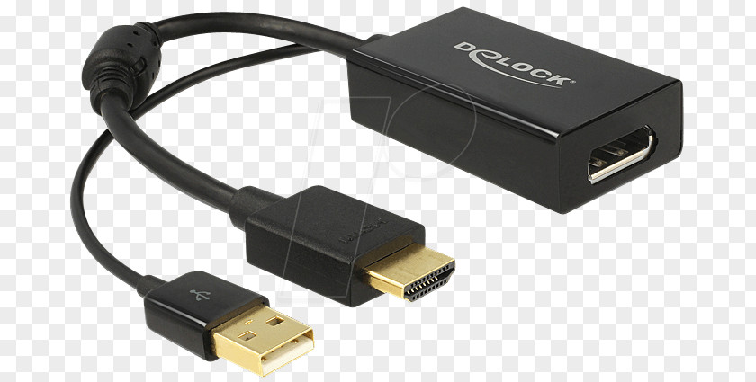 USB HDMI DisplayPort VGA Connector Adapter PNG