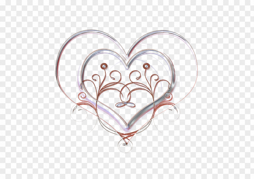 White Love Heart Happiness Couple PNG