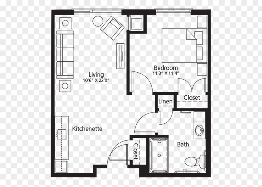 House Floor Plan Apartment PNG