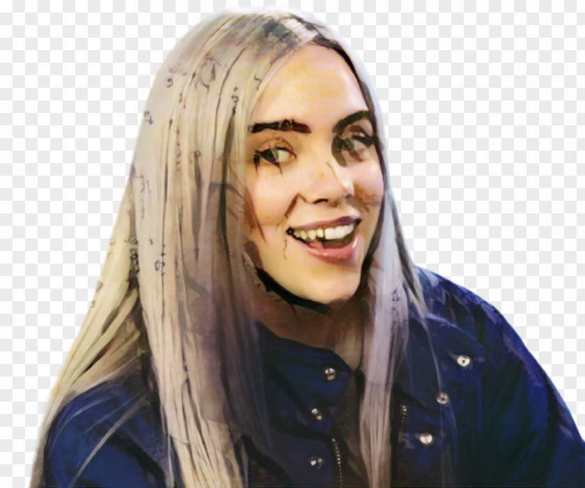 Lace Wig Tooth Billie Eilish Background PNG