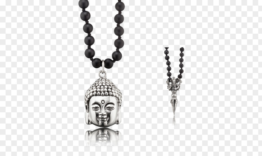 Buddha Beads Locket Ganesha Jewellery Chain Necklace PNG