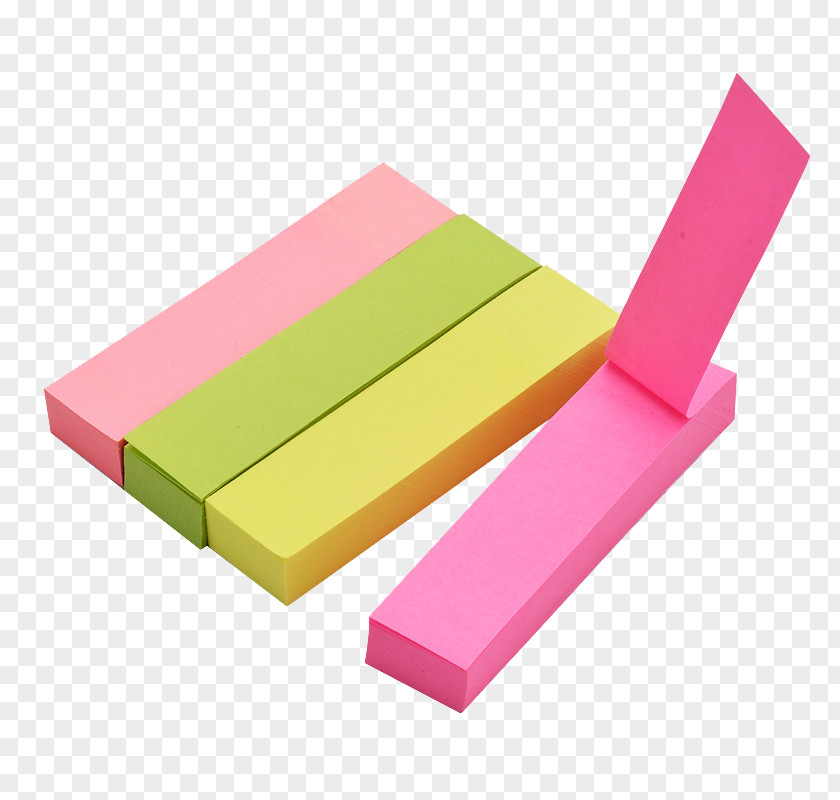 Color Sticky Notes Post-it Note Paper Clip Notebook PNG