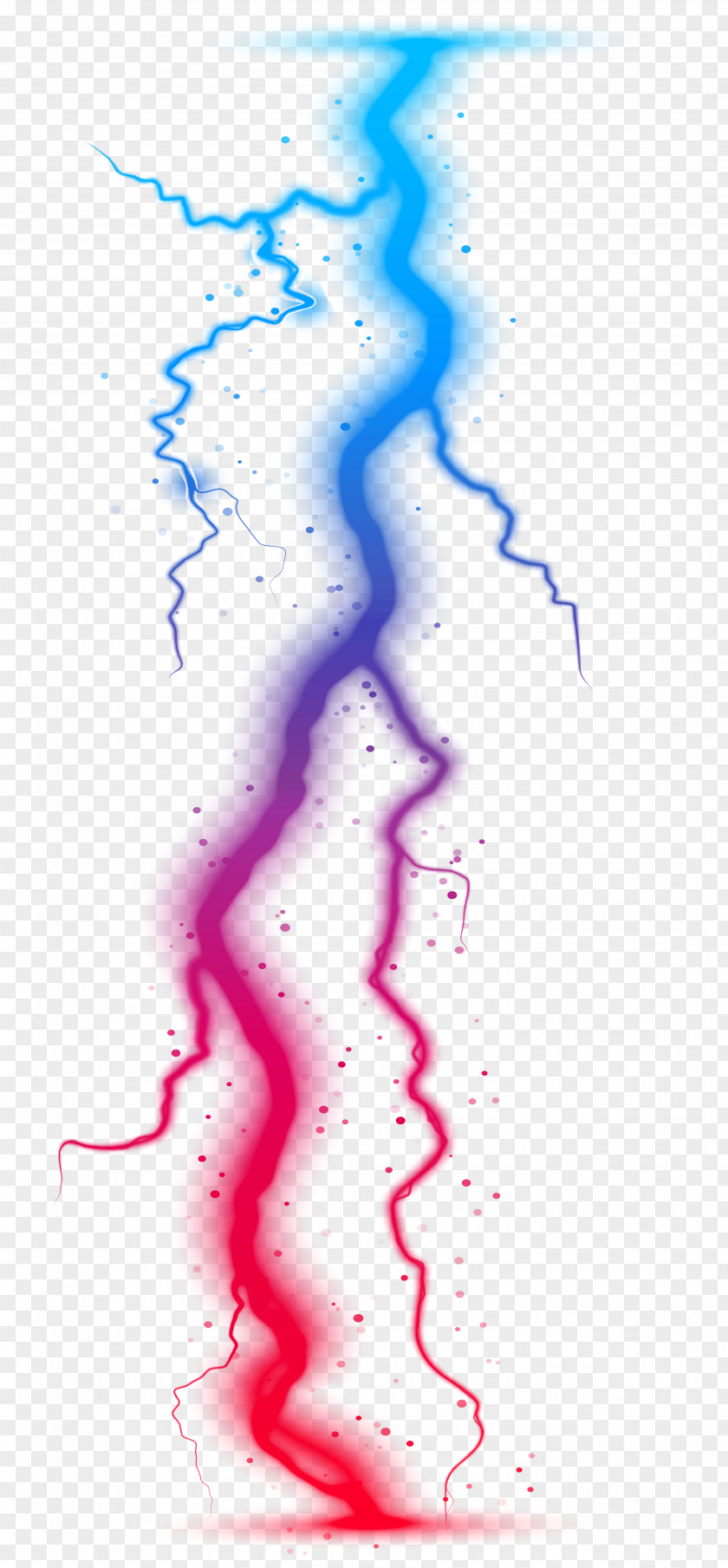Colorful Lightning Transparent Clip Art Image MFi Program PNG
