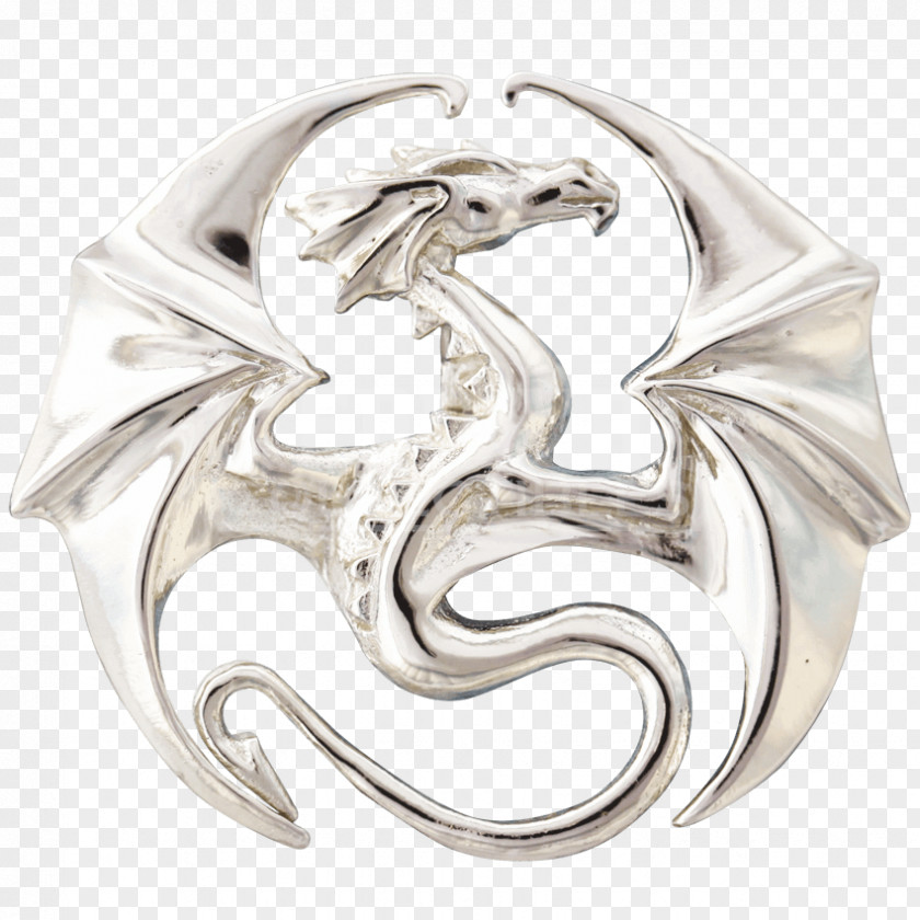 Dragon Jewellery Fantasy Charms & Pendants Silver PNG