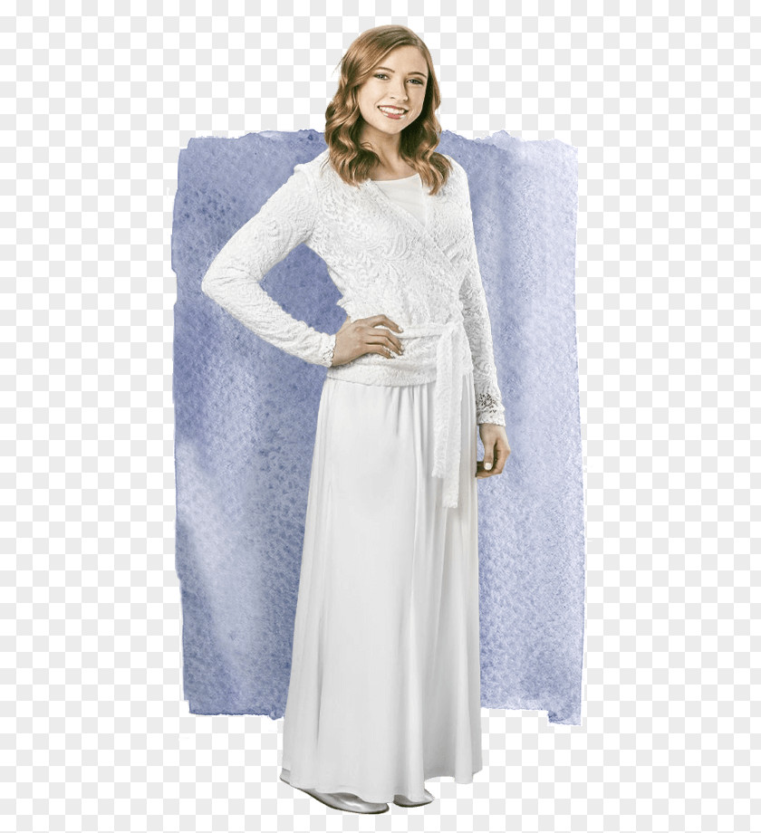 Dress Party Handkerchief Sleeve Top PNG