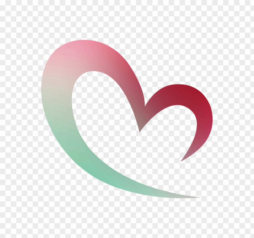 Logo Font Pink M Heart M-095 PNG