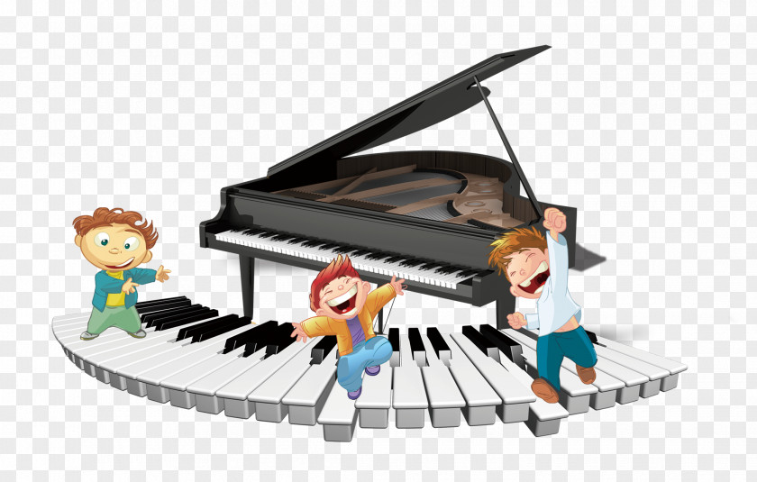 Piano Classical Music Child PNG music Child, Simple cartoon city piano clipart PNG