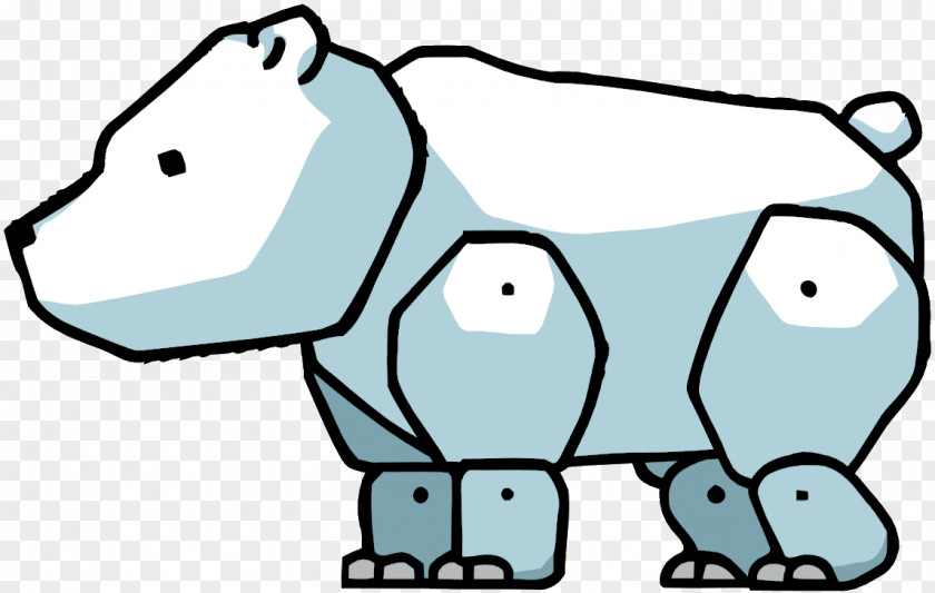 Polar Bear Scribblenauts Arctic Clip Art PNG