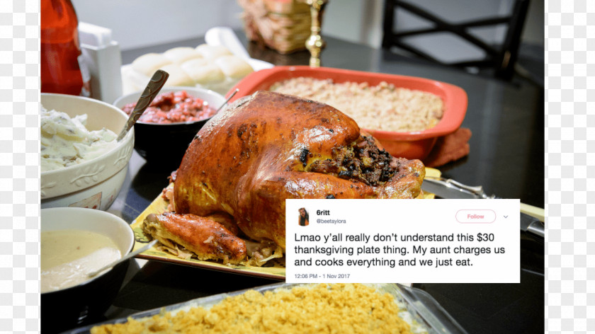 Thanksgiving Roast Chicken Roasting Brunch Dinner Turkey Meat PNG