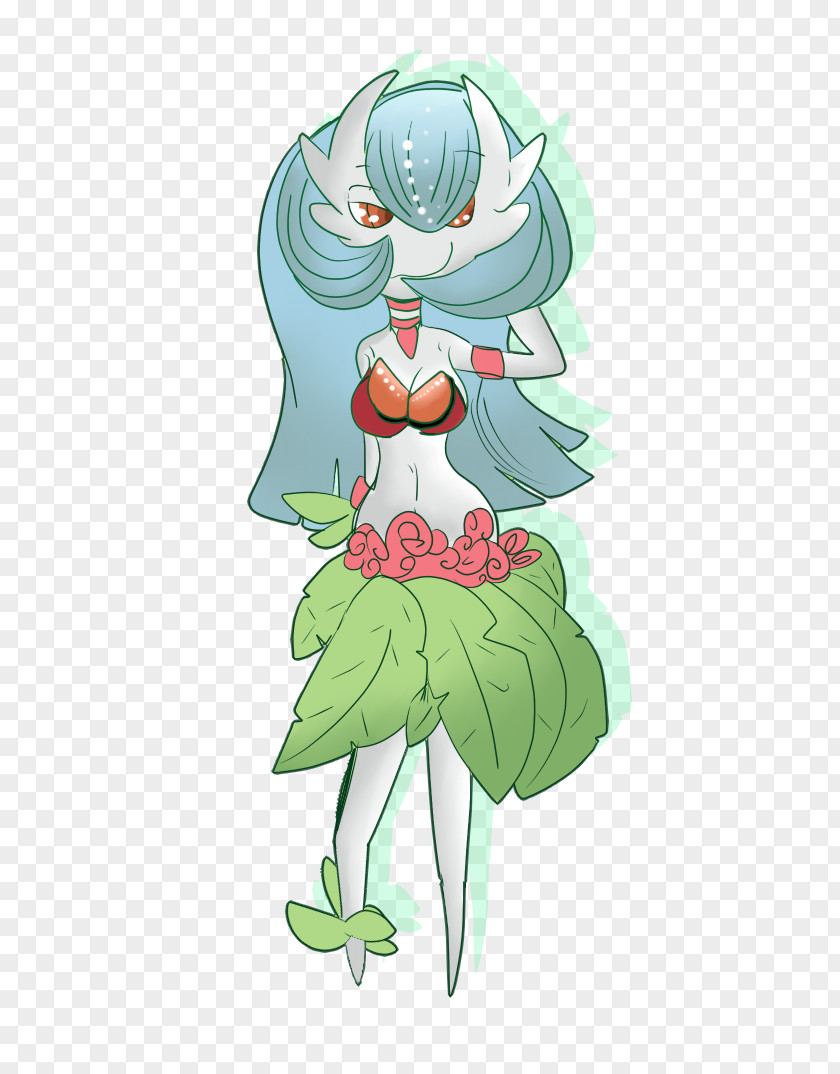 Hula Dancer Gardevoir Floral Design Art Fairy PNG